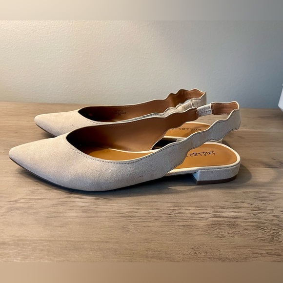 Indigo Rd | Neutral Pointed Ballet Flat Slingback - Picture 6 of 8